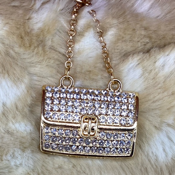 Dani Rhinestone Purse Charm/Keychain - Picture 4 of 5